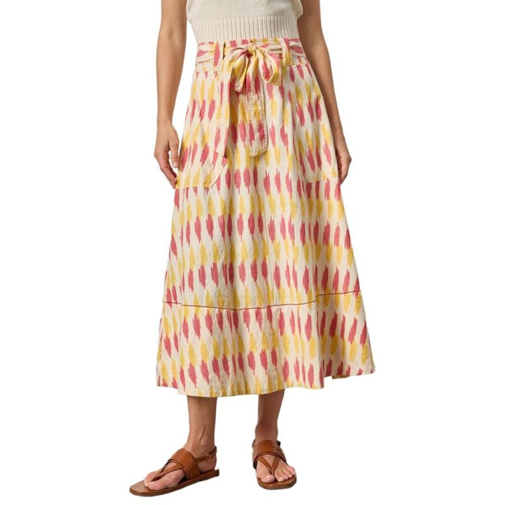 Lilla P Womens Ikat Long Skirt